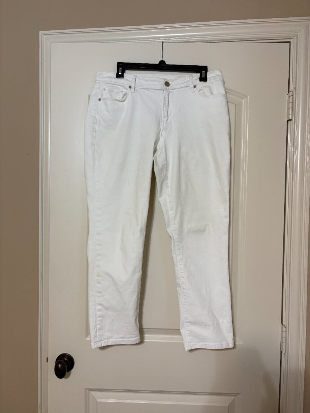 Loft White Jeans